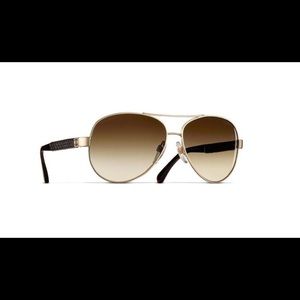 Chanel Pilot Signature Aviator Sunglasses